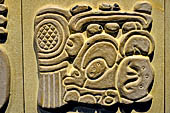 Chetumal - Museo de la Cultura Maya, reproduction of Maya glyphs. 