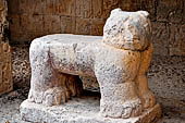 Chichen Itza - The Ball Game, Lower Temple of the Jaguars. Throne with the shape of a jaguar.