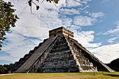 The Pyramid of Kukulcan, or the Castle (el Castillo), the most imposing structure at Chichen Itza