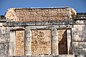 Chichen Itza - Great Ball court. The temple of the Bearded Man