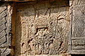 Chichen Itza - The Venus Platform. Relief of Serpent Bird Man, which is considered to be the representation of Quetzalcoatl-Kukulcan as the 'Morning Star'.