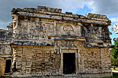 Chichen Itza - The Monjas (Nunnery) palace complex. Eastern patio with the eastern facade of the Nunnery.