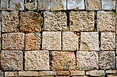 Chichen Itza - Temple of the Panels. Sculptured panels of the south wall of the colonnade, illustrating scenes with personages, animals and plants, both real and imaginary