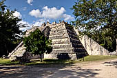 Chichen Itza - El Osario pyramid (the Ossuary) also called the High Priest's Grave, very similar to El Castillo.