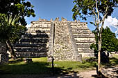 Chichen Itza - El Osario pyramid (the Ossuary) also called the High Priest's Grave, very similar to El Castillo.