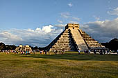 The Pyramid of Kukulcan, or the Castle (el Castillo), the most imposing structure at Chichen Itza 