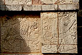 Chichen Itza - Bas reliefs of the Plataforma de Aguilas y Jaguares.