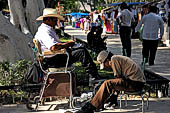 Merida - the Plaza Principal called also the Zocalo.