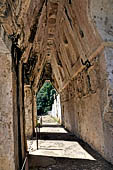 Palenque - The Palace East side, detail of the corbelled vault of Casa A.