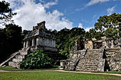 Palenque - Temple of the Sun (Templo del Sol) and Temple XIV.