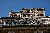 Palenque - Temple of the Sun (Templo del Sol). Detail of the roof-comb.