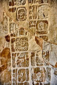 Palenque - Detail of the captions of the panel of temple XIV.