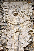 Palenque - The Palace. House A. Stucco ornament on the eastern pier.