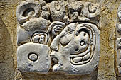 Palenque - The archaeological Museum, stucco glyph (420) of Temple XVIII. 