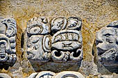 Palenque - The archaeological Museum, stucco glyph of Temple XVIII.