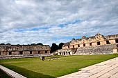 Uxmal - The Nunnery Quadrangle. The courtyard with the North and the West building.