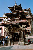 Bhaktapur - Tachupal Tole. To the North of the square there is this pagoda temple dedicated to Salan Ganesh.