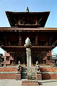 Bhaktapur - Durbar Square - Krishna Temple a two tier nepali pagoda temple