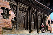 Bhaktapur - Durbar Square - Krishna Temple a two tier nepali pagoda temple