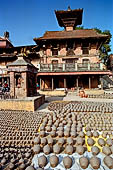 Bhaktapur - Potter Square the Jeth Ganesh temple. 