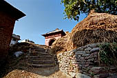 Bhaktapur - small Ganesh temple on a hill overlooking Potter's Square 