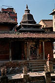 Bhaktapur - a characteristic fountain (hiti) on the way approaching Potter Square. 