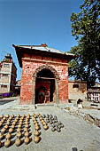 Bhaktapur - small Ganesh temple on a hill overlooking Potter's Square 