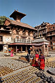 Bhaktapur - Potter Square the Jeth Ganesh temple. 