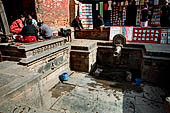 Bhaktapur - Taumadhi Tole - Lun Hiti, the fountain by the side of Bhairab Nath Temple.