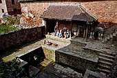 Bhaktapur - a fountain (hiti) nearby the Inacho Bahal.