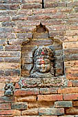 Bhaktapur - the road that from Taumadhi Tole leads to Tachupal Tole. Bhairab niche.