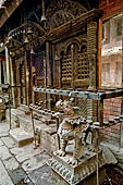 Bhaktapur - a temple along the road leading to Tachupal Tole.