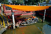 Budhanilkantha - statue of Sleeping Vishnu (Jalasayana Narayan) lay on the water.