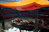 Budhanilkantha - statue of Sleeping Vishnu (Jalasayana Narayan) lay on the water.