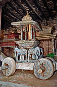 Changu Narayan - The chariot used in the procession usually stored inside of a shed along the temple courtyard.