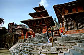 Gokarna Mahadev - Ghats on the Bagmati River bank.