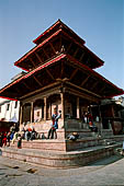 Kathmandu - Durbar Square. Mahavishnu temple 