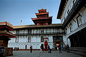 Kathmandu - Durbar Square. Hanuman Doka, the entrance gate to the royal palace.