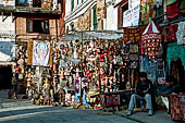 Kathmandu - Durbar Square. Souvenir seller nearby the Mahendreshvara temple 