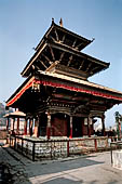 Kathmandu - the Indrani temple on the oriental bank of the Vishnumati river.