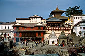 Pashupatinath Temple (Deopatan) - The Arya Ghat, immediately below the temple 