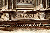 Pashupatinath Temple (Deopatan) - Woodcarving details of the various dharmsala around the main temple.