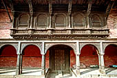 Pashupatinath Temple (Deopatan) - Woodcarving details of the various dharmsala around the main temple.