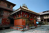 Pashupatinath Temple (Deopatan) - the small pagoda temple of Nawa Durga in the southernmost courtyard of the complex.