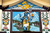 Pashupatinath Temple (Deopatan) - Detail of the entrance to main temple, forbidden for non-Hindus.