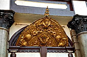 Pashupatinath Temple (Deopatan) - Detail of the entrance to main temple, forbidden for non-Hindus.