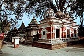 Pashupatinath Temple (Deopatan) - shivalaya (lingam shelters) at the top of the Mrigasthali hill above the east banks of the river Bagmati.