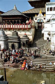 Pashupatinath Temple (Deopatan) - The Arya Ghat, immediately below the temple 