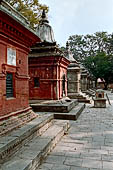 Pashupatinath Temple (Deopatan) - shivalaya (lingam shelters) at the top of the Mrigasthali hill above the east banks of the river Bagmati.