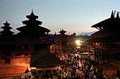 Patan Durbar Square - night scene